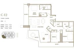 3 Bedroom Modelo C-12 Unit 6108 