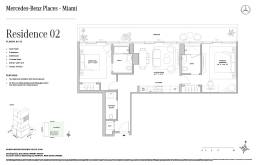 2 BD - Residence 02 - Levels 42-51 