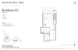 Studio - Residence 05 - Levels 32-40 